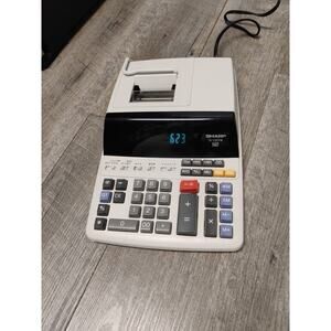 Sharp El-1197piii Printing Calculator 12-Digit Commercial Printing Calculator